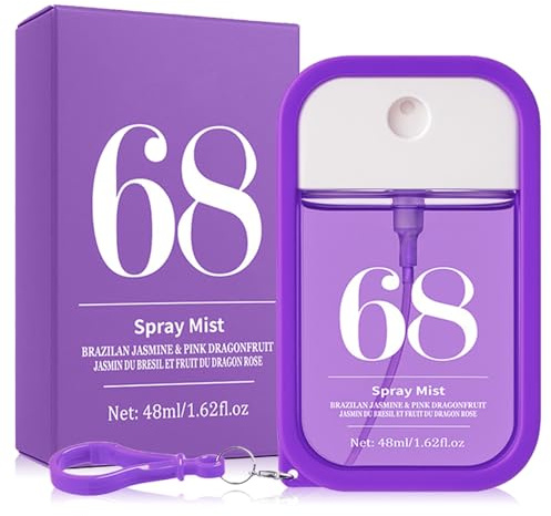 Parfüm Bodyspray Damen 48ml Mit Haken,Women's Bodyspray,Body Splash für Frauen,Lang Anhaltender Duftspray,Haar und Körperduftnebel,Damenparfum Körperspray für Reisen,Urlaubsreise,Gift for Women