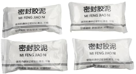 Gdfnmogo Seali Hole Wall Cement 30g Wall Repair Sealant Interior Wall Fixer Cavity Impermeable Sealer for Conditioni Holes Water Lea Crack Repair Clay(4PCS)