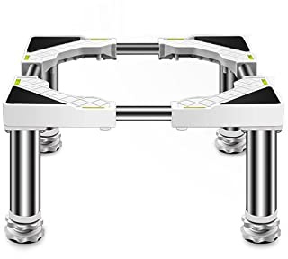 AYCDL Refrigerator Washing Machine Base Stand Height 5.9in Adjustable Fridge stand base Dishwasher Durable Bracket Anti-vibration Mat for Filing cabinet Wine Cooler,A-4 legs