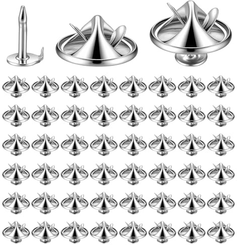 50 Paar Anstecker Pin, Schmetterlingsverschluss für Pin Verschluss und Anstecknadeln Pins, Ersatzteile für Abzeichen und Handwerk