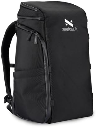 Zeeksack The Organizer 20L, Schwarz - Handgepäck-Rucksack mit Laptopfach