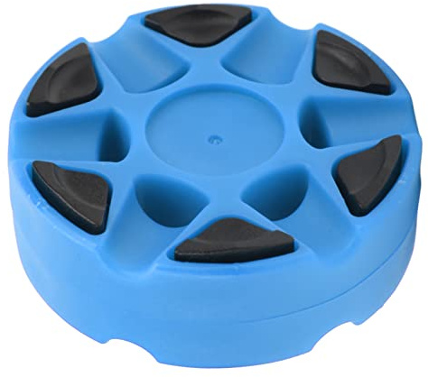 Cocoarm Hockeypuck, Tät Textur, Glansig, Platt Plastpuck för Inlinehockey för Daglig Skridskoträning, med Lätt Glid för Kanada och USA (Blå)
