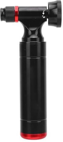Yosoo Health Gear Mini Pompa per Bici Pompa per Pneumatici per Bicicletta in Lega di Alluminio con Manometro per e Valvola Francese Gonfiatore per Pneumatici per Bici CO2 Portatile per Ciclisti di