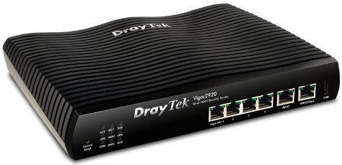 Draytek Vigor 2920 Dual-WAN High Speed Router (Black)