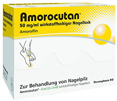 Amorocutan, 50 mg/ml, Gel, für Nagelpilz, Amorolfin, 6 ml | Nagelpilz, Amorolfin, 50 mg/ml, Gel, Packungsgröße: 6 ml