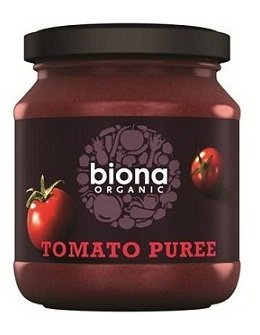 6 Pack of Gluten Free Biona Organic Tomato Puree 200 g