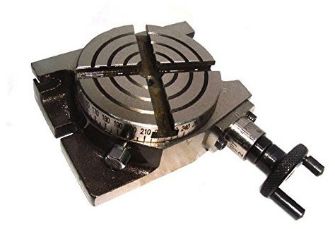 Mini Rotary Table 4 Inch - 100Mm Horizontal & Vertical Model - Milling Machine