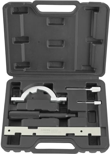TECPO Motor Einstellwerkzeug Satz passend für Opel 1.0, 1.2 & 1.4L für Doppelnockenwelle, Kurbelwelle & Steuerkettenspanner, geeignet für Motorcodes X10XE, Z10XE, Z12XE, Z14XEP für OEM KM953-KM955