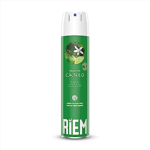 Riem - Desodair vert 300 ml - Spray Désodorisant d’Atmosphère Sec - Sans Retombées Humides - Parfum Nature et Forêt
