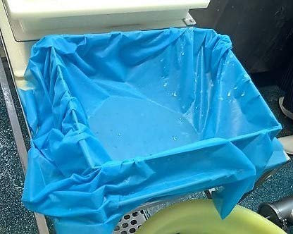 Tessuto per formaggio 104x107cm Blu – 1 Pezzo | Filtro di Formaggio | Tela per filtrare Formaggio in Tessuto | Riutilizzabile Filtro Latte | Tela stamigna