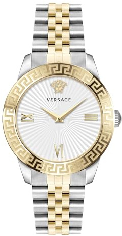 Versace Damen Armbanduhr GRECA S.38 MM D/Wht B/BIC bico V281 VEVC005 19