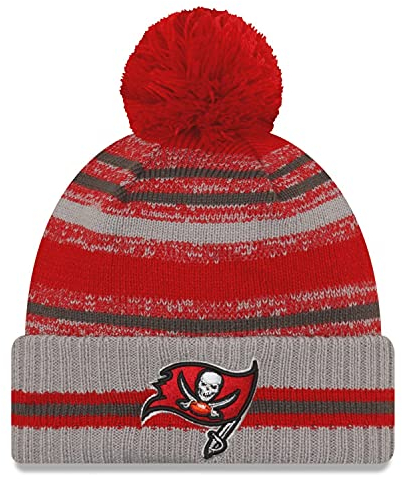 New Era NFL Gray Sideline Wintermütze - Tampa Bay Buccaneers