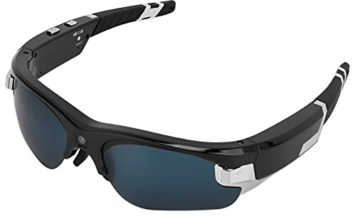 Kamerabrille Video Sonnenbrille, 1080P 30FPS HD Videoaufnahme Kamera Sport Sonnenbrille für Männer Frauen, Zum Radfahren Fahren Wandern Angeln, 550mAh Akku