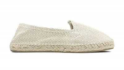 Alpargatus - Espadrillas in tela a spina bicolore - Fatte a mano in Spagna, 42 EU