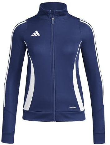 adidas Women's Tiro 24 Training Jacket, Team Navy Blue/White, Small