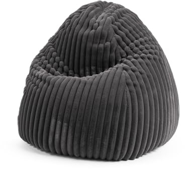 Sitting Point Sitzsack Raya Fellimitat XXL ca. 300L anthrazit