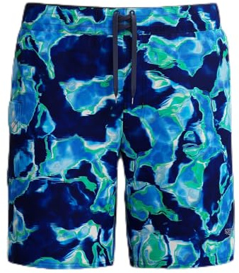 Speedo Herr PRNT Lookout Boardshort 18 marinblå badkläder (paket med 1)