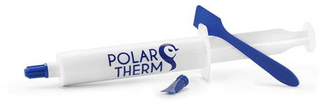 Polartherm X-10 Thermal Paste for CPU & GPU, 40 Grams, with Application aid, high Thermal Conductivity, Long Durability, Safe Application, Non-Conductive