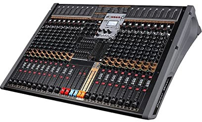 Mezclador de serie Mezclador de DJ de escenario de 16 canales con tarjeta de sonido Mezclador de salida de cuatro grupos Usado en exteriores e interiores