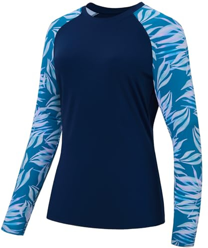 Bassdash T-Shirt de Protection Solaire UV UPF 50+ pour Femme à Manches Longues pour la pêche, la randonnée, la Performance