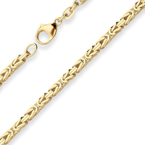 3,2mm Armband Königskette Goldarmband Armschmuck aus 333 Gold Gelbgold 21cm