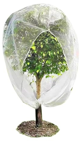 Filet pour Arbres fruitiers, Protection des, avec Fermeture éclair, Filet de Protection léger et Anti-Mouches pour terrasse, Jardin, Cour, aménagement paysager