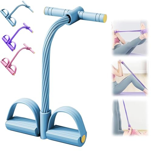 2025 Nouveau Bande Elastique Musculation, élastique Musculation Latex, 10Tubes avec Poignées/Pédales, Sit-Up Bodybuilding Expander Bandes Corde de Tension, pour Yoga