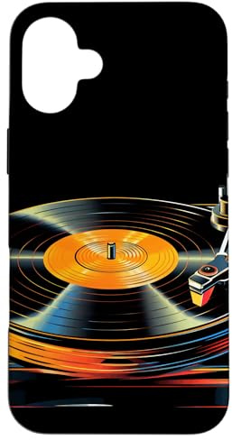 Tourne-Disque Vinyle des années 80 et 90 Musicien DJ Coque pour iPhone 16 Plus