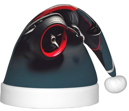 XZDAL Mini-Kart-Hut für Festivals, Weihnachtsmann, glatte Haptik, für Urlaub, Party, Kostüm, Zubehör, Dekoration