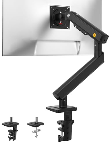 NB Single Computer Monitor Mount, Monitor Stand fits up to 32 Inch, Mechanical Spring Monitor Arm, VESA 75/100 mm, Model-A5(Black)
