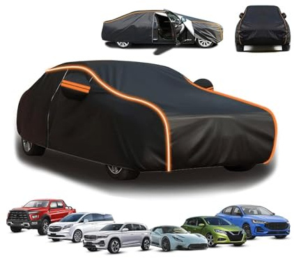 Telo Copriauto per Asia Motors Motors Rocsta (359 x 169 x 185cm),Copriauto di Protezione-Resistente Pioggia/Neve + Protezione UV + Anti-polvere,Impermeabile+Orlo Elastico