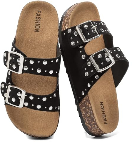 zaxunai Sandalias Niño Niña, Antideslizantes Hebilla Ajustable Chanclas | Chanclas Infantiles Cómodas de Verano con Correa Regulable y Suela para Casa, Jardín, Playa, Baño y Vacaciones