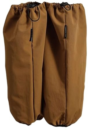 Rxgiasup Manchons de protection imperméables pour enfants, adultes, enfants, parfaits pour les projets artistiques, les repas et plus encore. Faciles à nettoyer et réutilisables, Couleur : marron, Kid