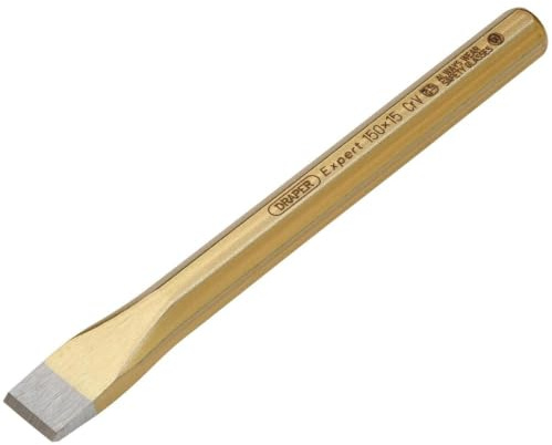 Draper 51554 97 Expert Octagonal Flat Cold Chisel, 15mm x 150mm , Blue