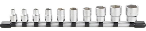 TONE Socket Set 6-Point with Socket Holder HS310 3/8 Inch Drive 10-Piece