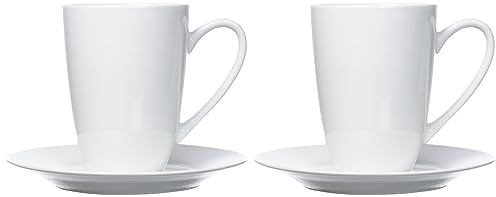 Ritzenhoff & Breker Latte Macchiato-Set Bianco, 4 teilig, 330 ml, 2 Stück (1er Pack)