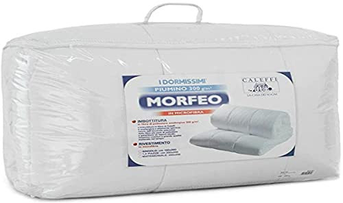 Caleffi Morfeo Piumino Poliestere, Microfibra, Unica, 1 Piazza e Mezza