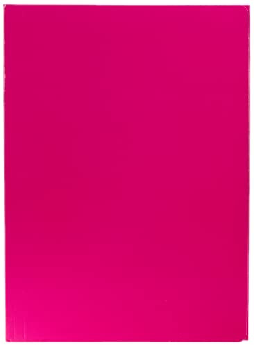 Alevar 3 klaffar med 600 g resår, A4-storlek, Fuchsia-färg, förpackning med 10 stycken