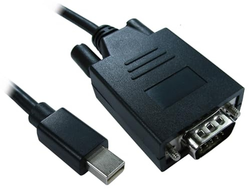 Mini DisplayPort Mâle Fiche vers 15 Broches SVGA Moniteur PC Vidéo câble 1 m [1 mètre/1m]