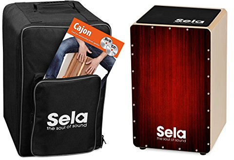 Sela SE 146 NL Varios Red Cajon Bundle mit Rucksack, Sitzpad, niederländischer Anfängerschule, CD und DVD