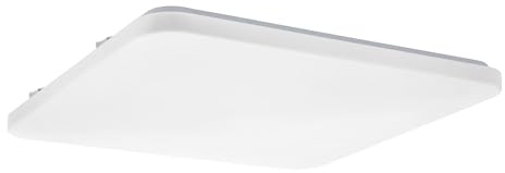 EGLO LED Deckenleuchte Frania, 1 flammige Wandlampe | Deckenlampe aus Stahl und Kunststoff, Wohnzimmerlampe in Weiß, Küchenlampe, Flurlampe Decke in L x B 53 cm