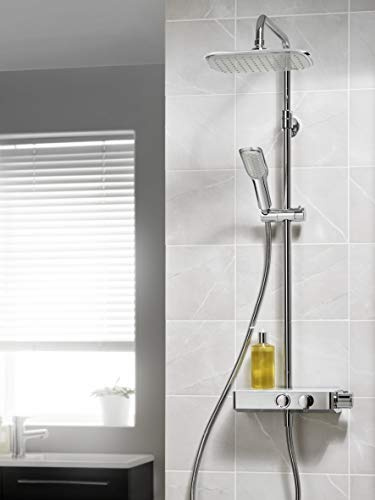 Triton Showers SWPBDIVCHR Push Button Mixer-Chrome