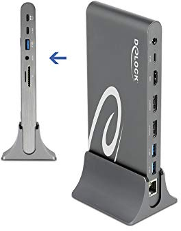 Delock USB Type-C DP 1.4 Dockingstation Triple 4K Display Digital/Daten Digital/Display/Video
