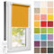 Estika Rollo für Fenster ohne Bohren - 90cm x 150cm - Gold - 25 Stoff Farben, Klemmfix Montage, Fenster rollos für innen, Sichtschutz für Fenster und balkontür (90 cm Stoffbreite)