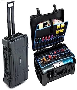OSBELE Toolbox Complete Toolboxes Box Professional With Wheel Wheels Cabinet Large Car for Mechanics Trolley Tools Truck Empty Repair (Color : TC-5622)