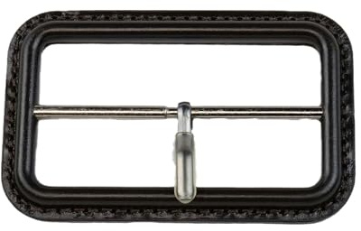 ONURTH Gürtelschnallen-Set mit echtem Leder, innen 60 mm, Schiebeschnallen, Ersatzverschluss für Rucksackgurt, Windjacke, Haustierhalsbänder, DIY