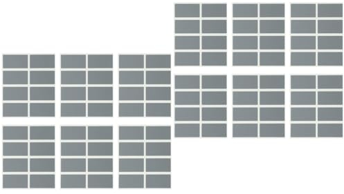 STOBOK 400 Stück Rubbelkarten-Aufkleber Rubbelaufkleber Große Quadratische Rubbelaufkleber Aufkleberetiketten Bedruckbare Rubbelkarten Für Die Verlosung Cooler Kleiner Vinyl-Name