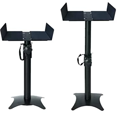 GLigeT Lautsprecherständer Desktop-Surround-Sound-Ständer, Bücherregal-Box, Desktop-Lautsprecherständer, Monitor-Surround-Regal-Lift-Stativ Speaker Stand (Color : D)