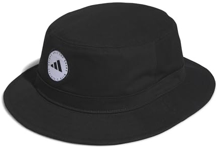 Adidas Men's Cotton Bucket HAT, Black, S-M