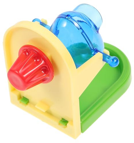 COSMEVIVI Parrot Toy Bird Food Dispenser Interactive Training Plaything for Budgies Cockatiels Pet Supply Intelligence Development Random Color